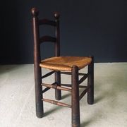 French Provincial Dining Chairs by Charles Dudouyt, France, 1940s, Set of 6