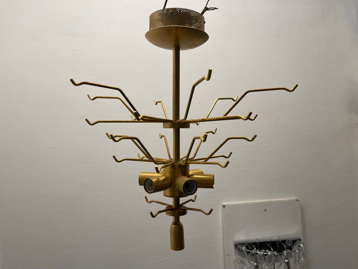 Murano Glass Feather Chandelier 1970’s