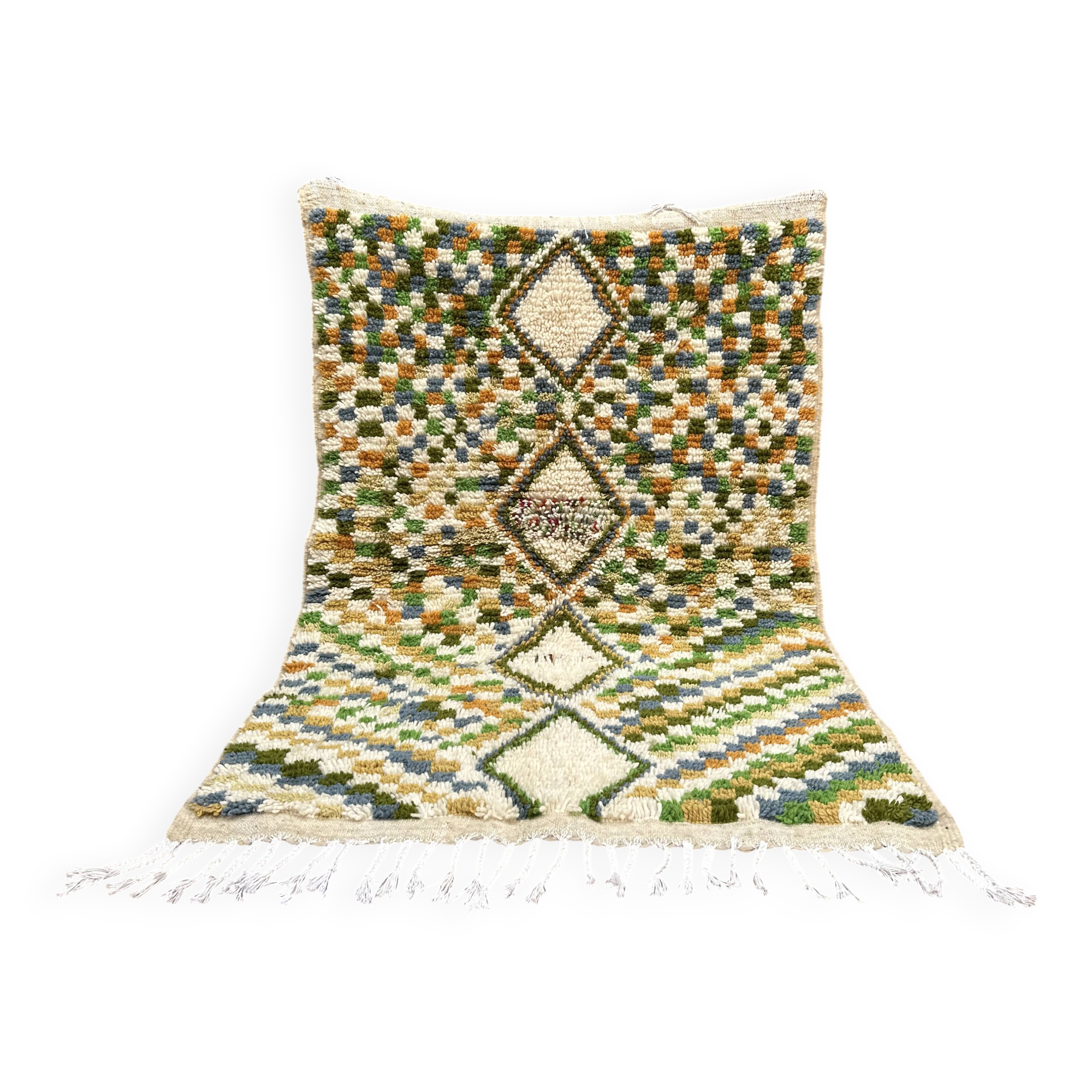 Small Moroccan Azilal rug, authentic vintage Moroccan Berber rug