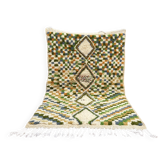 Petit tapis marocain Azilal, authentique tapis berbère vintage marocain