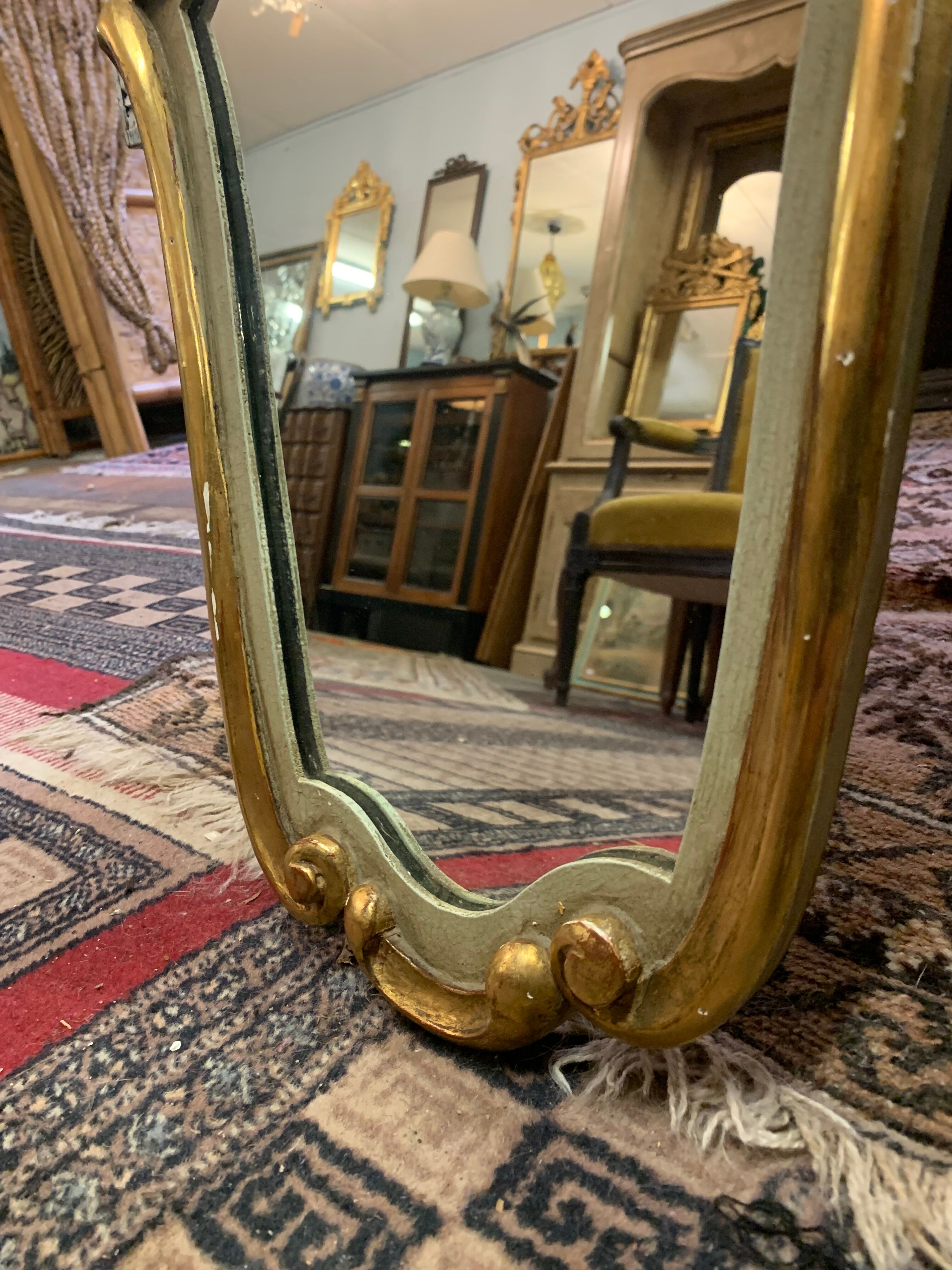 Gilded mirror in Louis XVI style