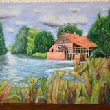 Painting The Mill of Maintenay