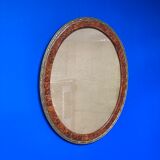 Oval frame imitation magnifying glass