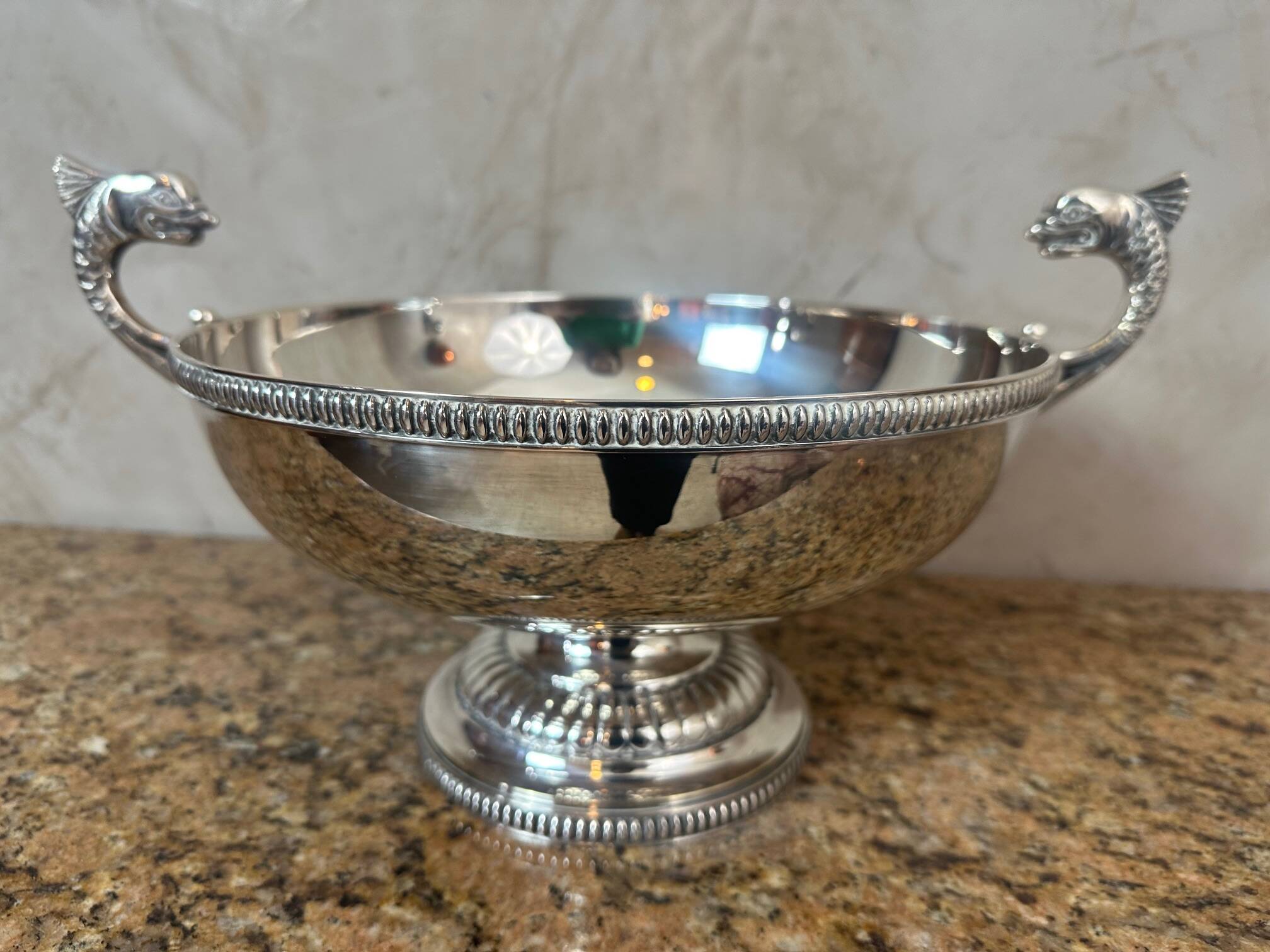 Silver metal cup