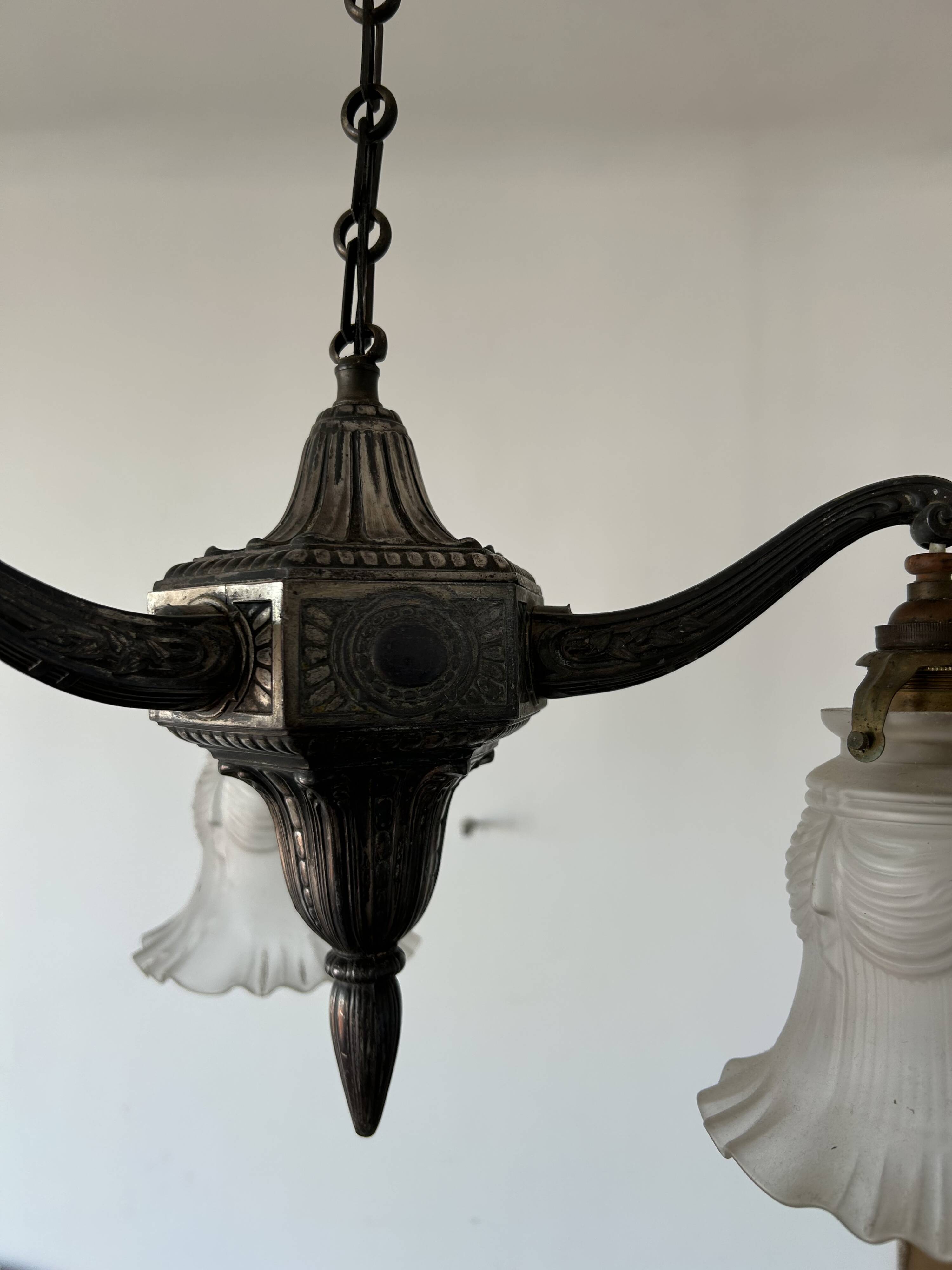 Antique Art Deco chandelier