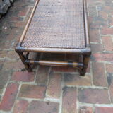 Rattan coffee table and canning
