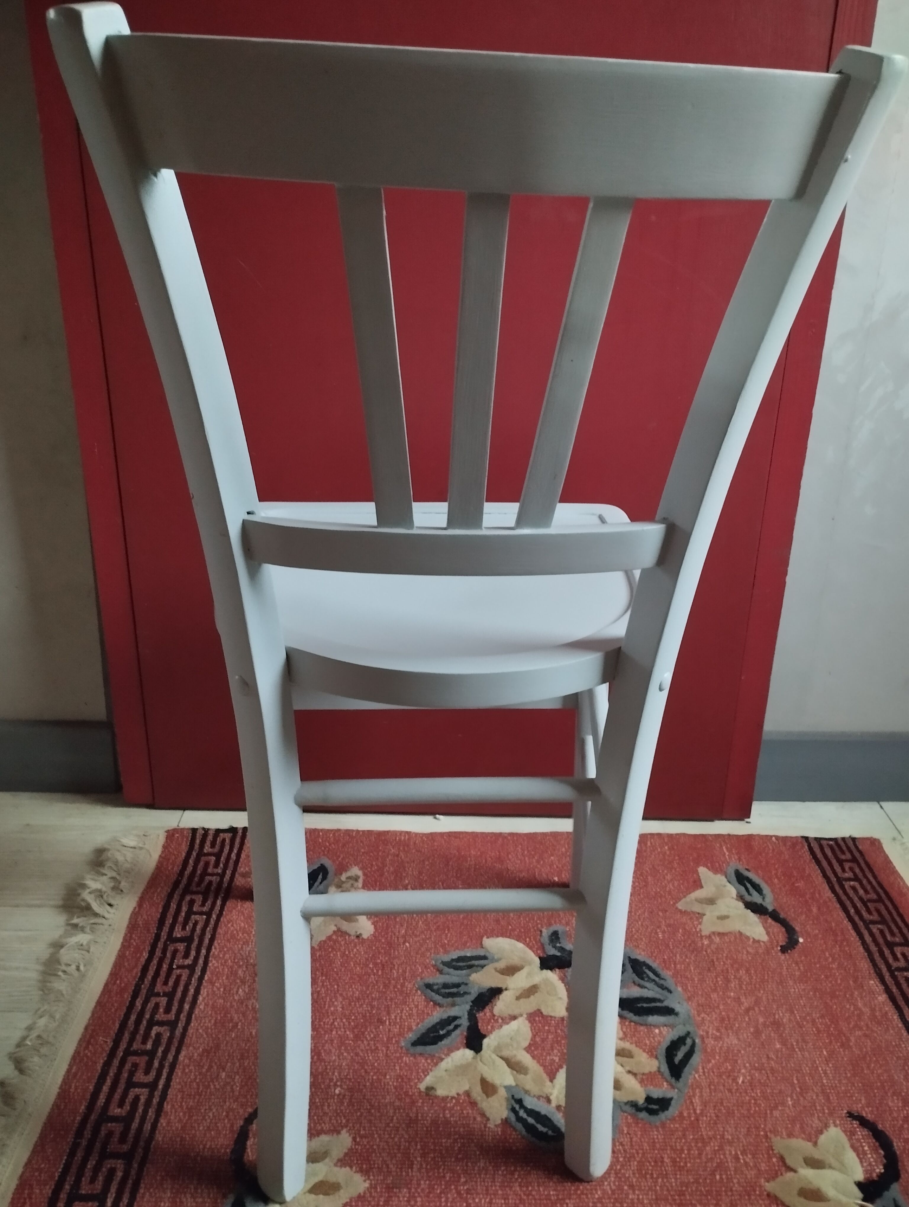 Vintage bistro chair, grey