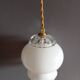 Lampe baladeuse nomade opaline blanche, 1950