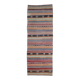 Turkish handwoven wool kilim rug 116x325