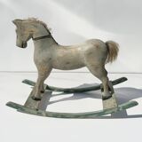 Antique Victorian Swedish Toy Horse /Hand Crafted/ Wooden /Folk Art /Decorative