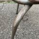 4 vintage school chairs