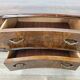Chippendale walnut burl vanity, 1940