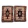 Set of 2 vintage handmade Turkish rugs 57x78 cm