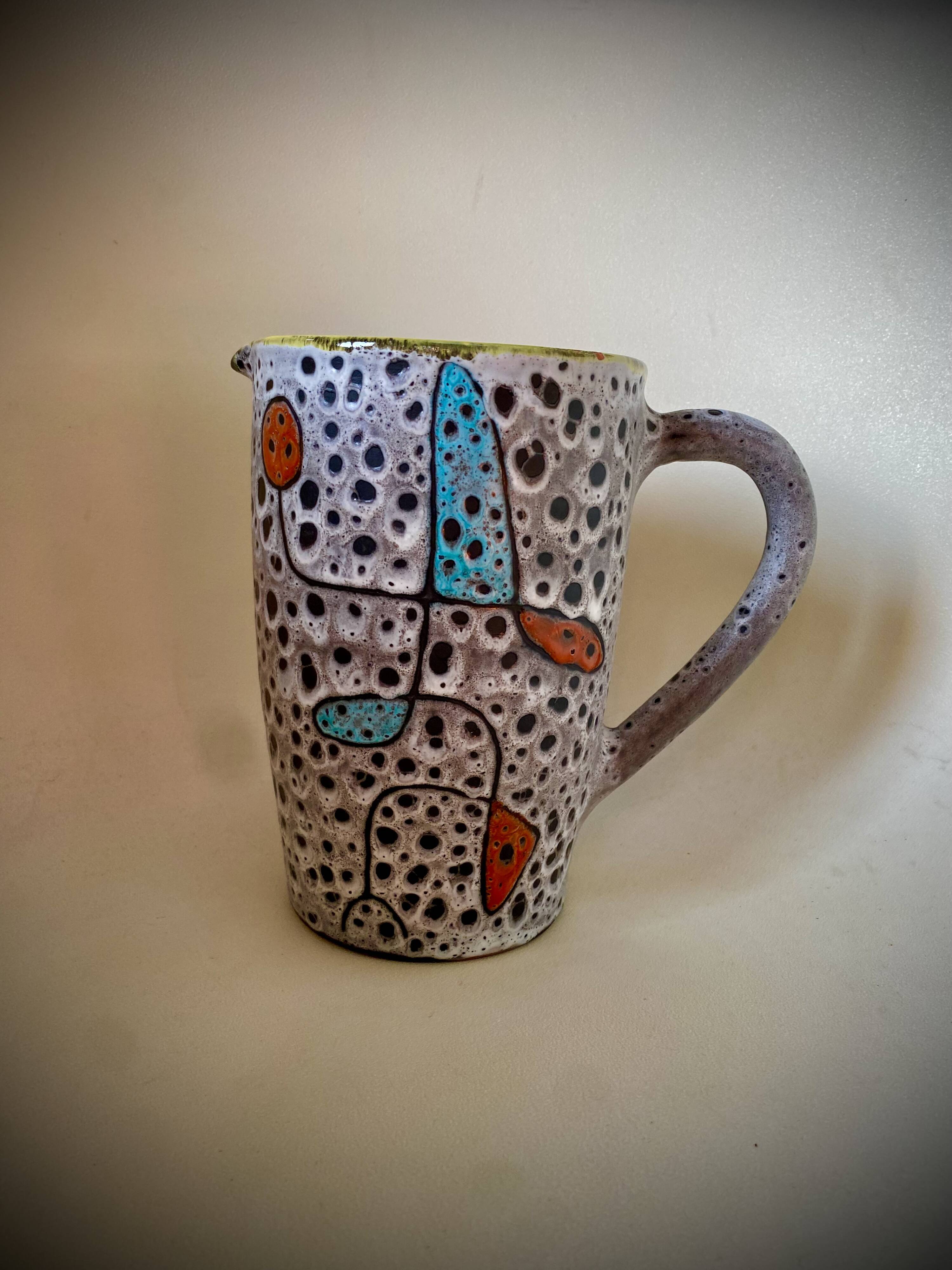 Pichet et verres Vallauris
