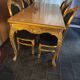 Table + 6 baroque chairs