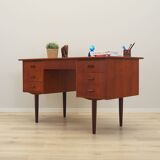Teak desk, Danish design, 1970s, production: Denmark