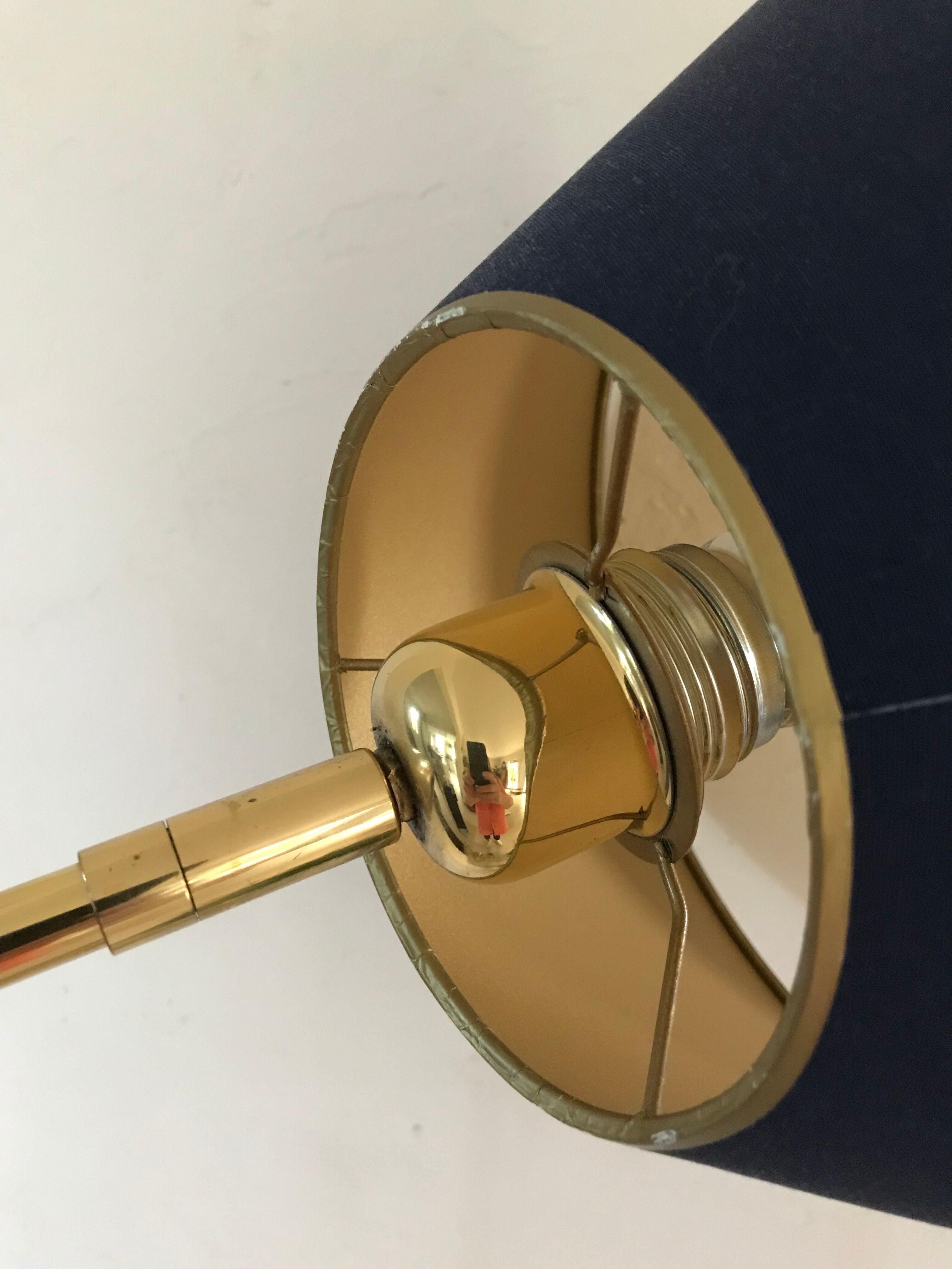 Vintage brass lamppost