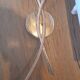 3 appliques vintage de Maison Lunel, 1950s en laiton avec opalines