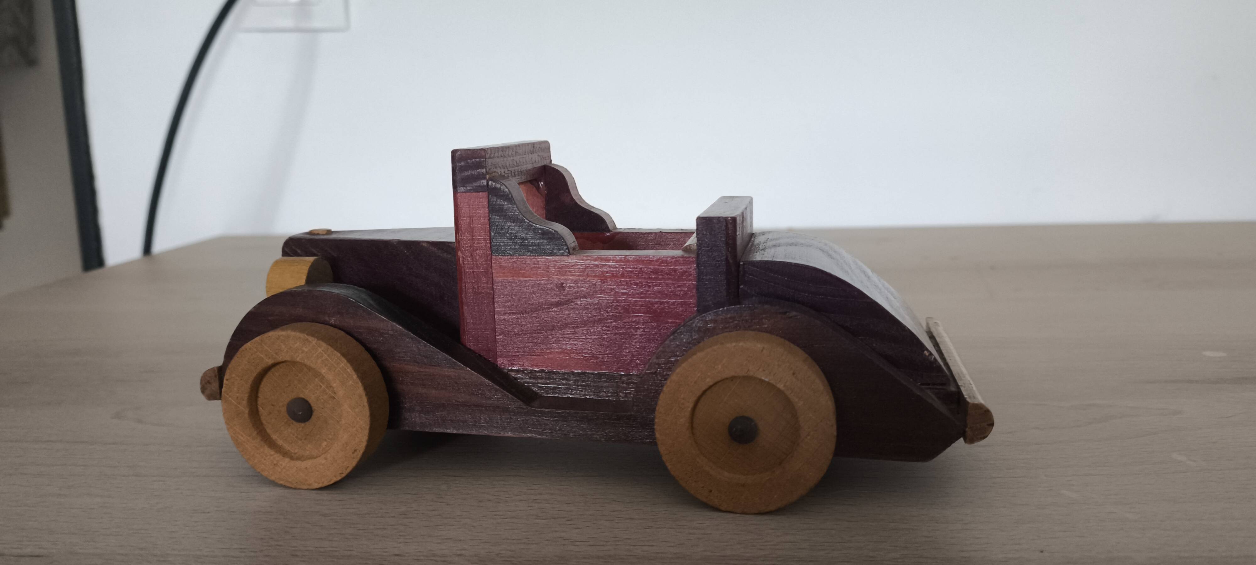 Wooden Toy Car Rosengart Designer Fernand Baumont 1945-1950