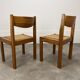 Paire de chaises maison Regain en orme et paille