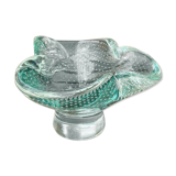 Empty bubbled glass pocket