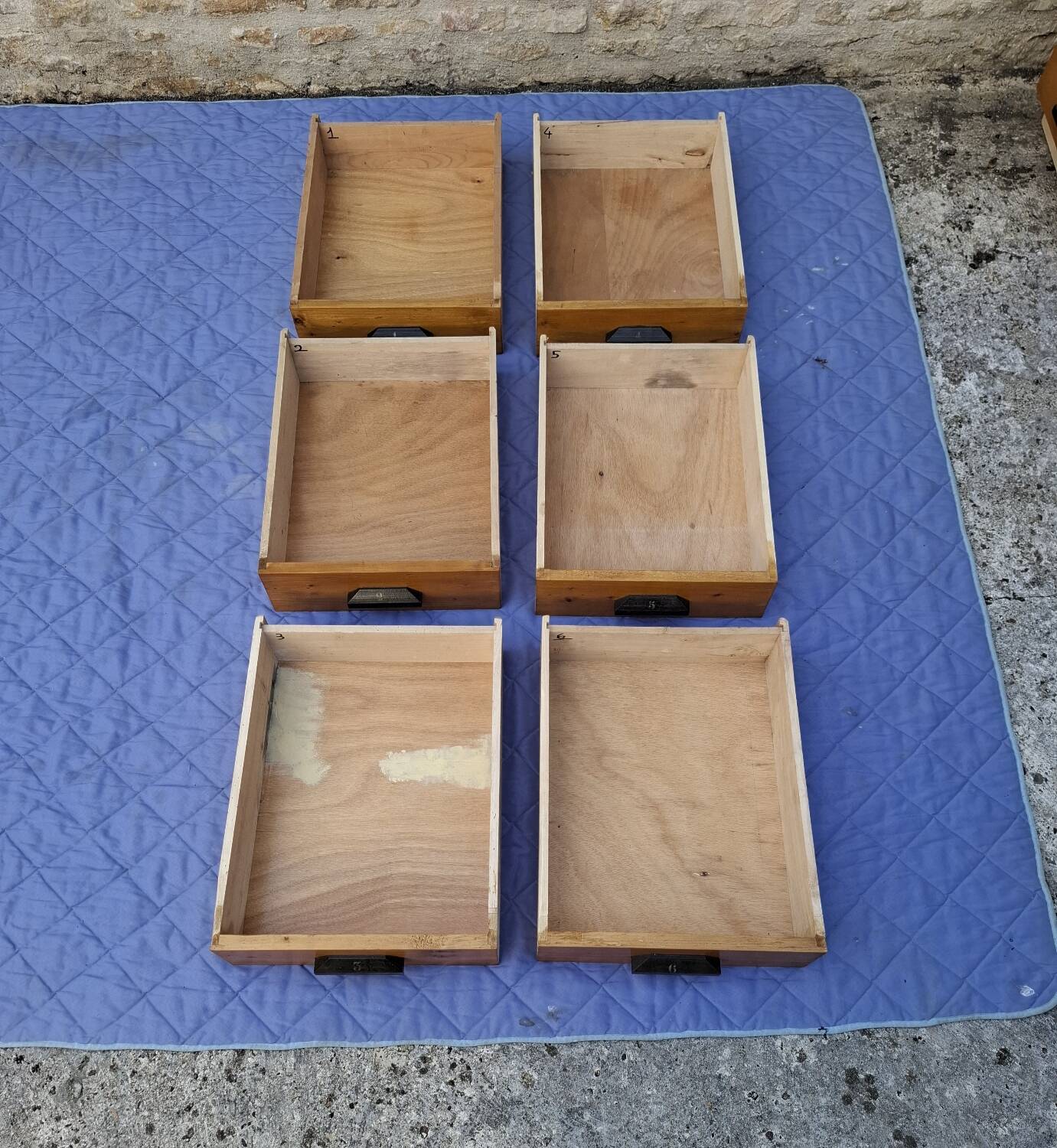 Craft cabinet with drawers