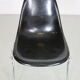 Charles & Ray Eames "DSS" Black Dinning Room Chairs For Herman Miller, 1974