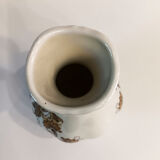 Small English porcelain vase Adams pattern Cornwall. Floral pattern.