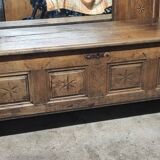 Maie solid oak Breton chest