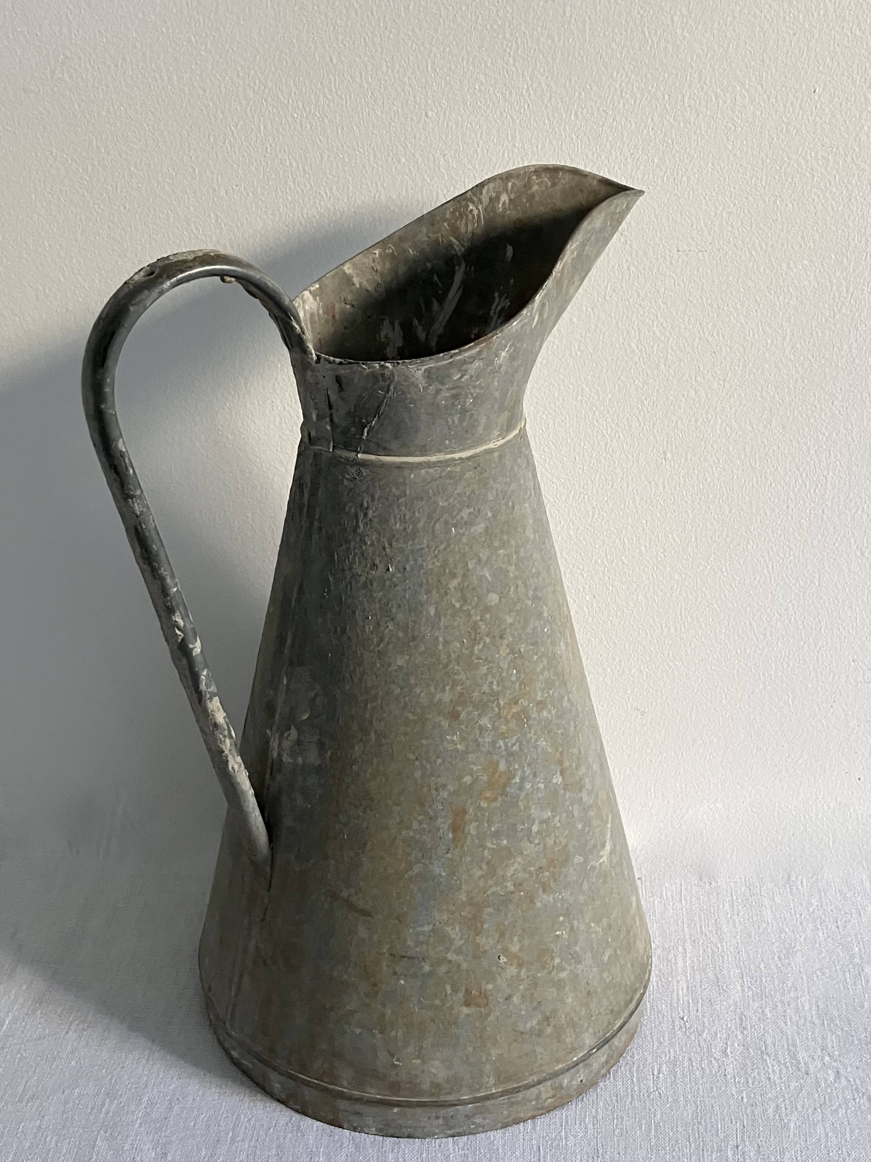 Zinc jug, watering can