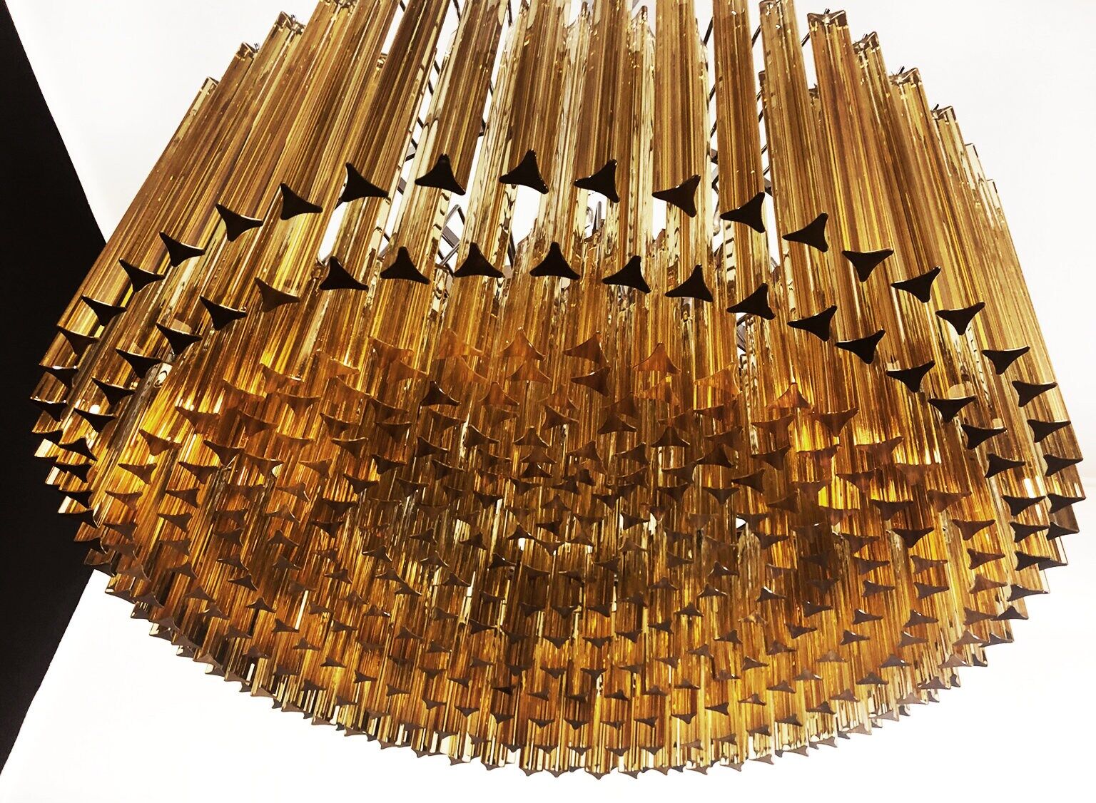 Vintage 70s chandelier in Murano glass, Italy