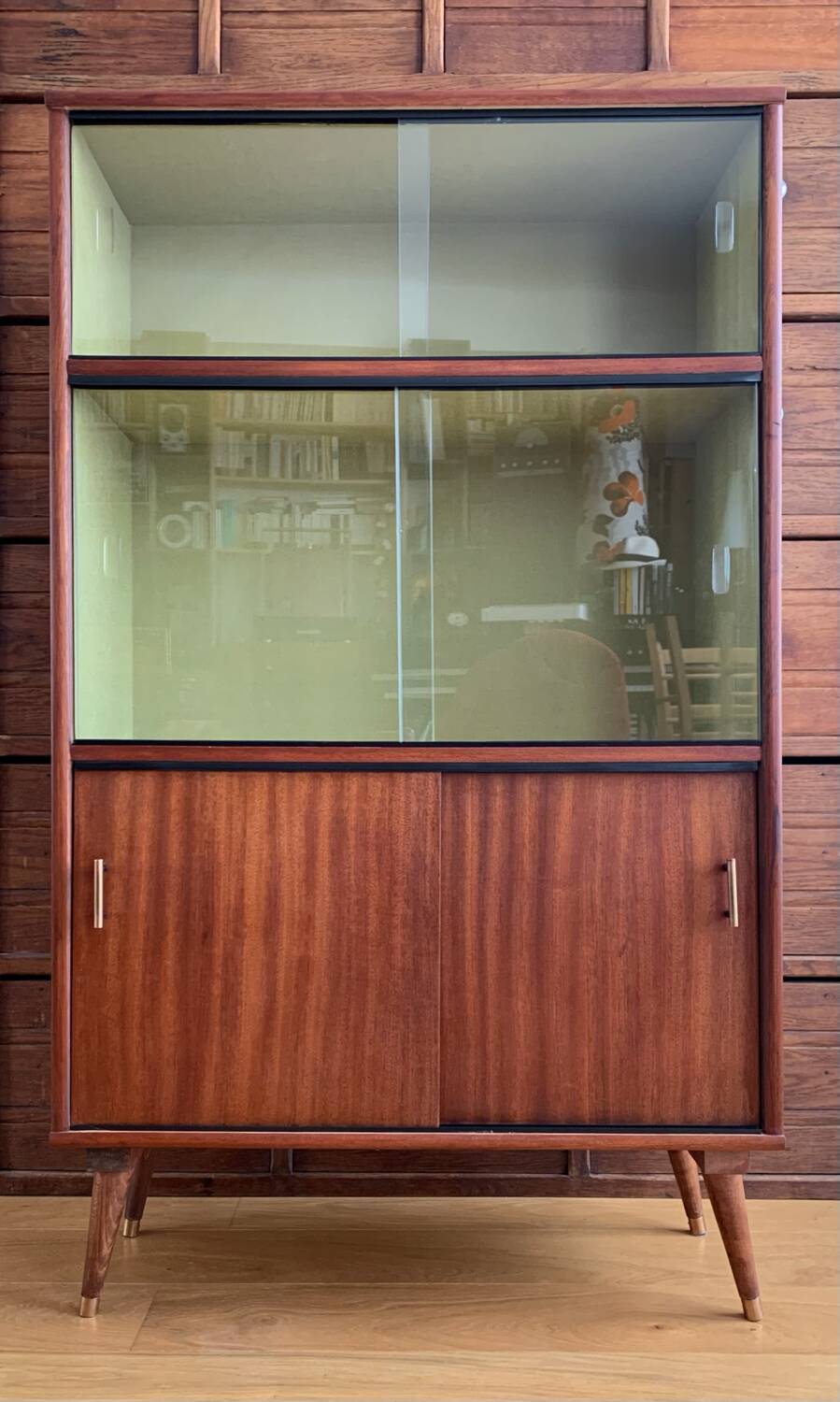 Vintage display cabinet bookcase