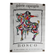 Affiche originale lithographiée "Pierre Bosco", années 70, 64 cm