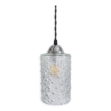 Baladeuse vintage verre bullé
