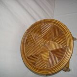 Bamboo tripod stool from the 1950s