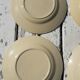 Set of 5 plates and 1 deep dish in Boch earthenware