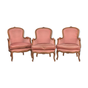 suite de 3 fauteuils