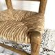 Chaise enfant en bois et paille