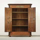 Painted folk art bridal wardrobe 1846