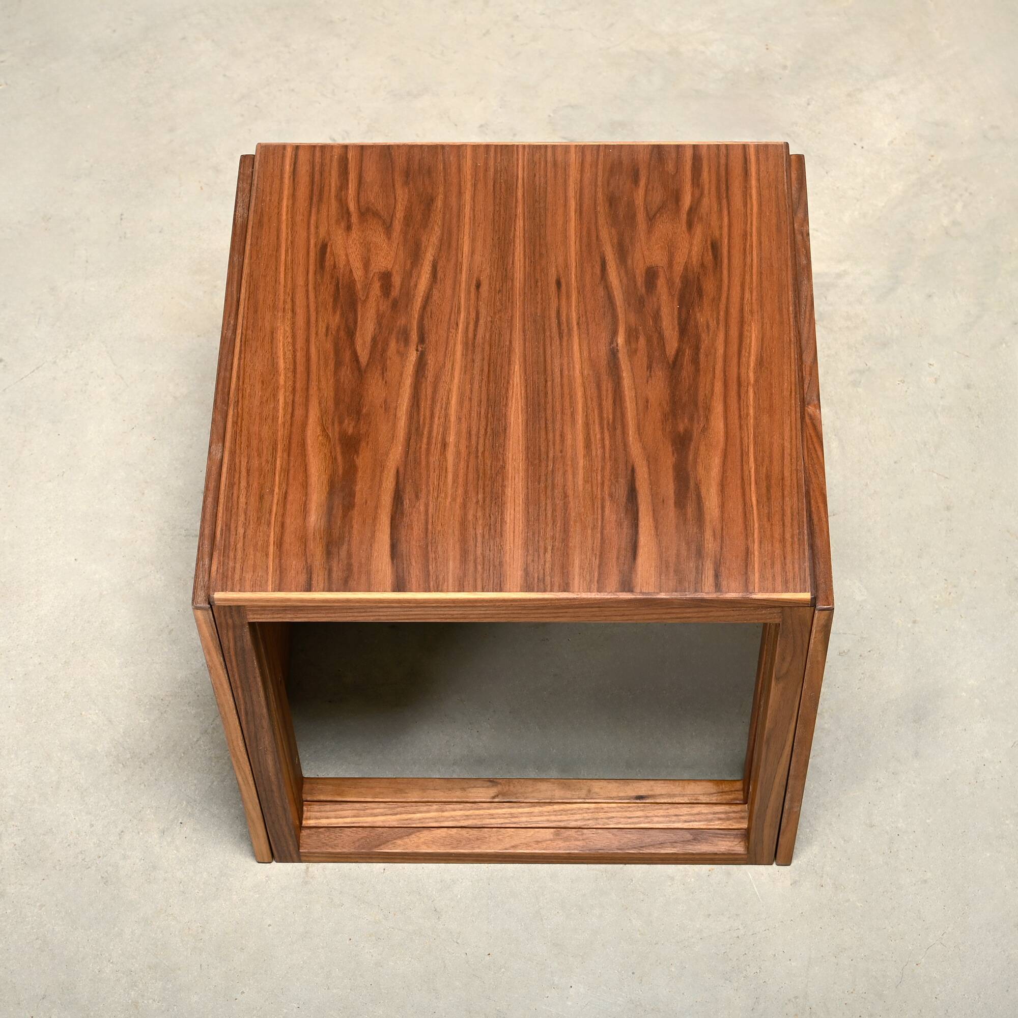 Kai Kristiansen Cube No. 33 Interlocking Nesting Tables in Walnut, Denmark