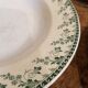 Series of 6 soup plates Earth iron