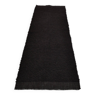 2x8 Dark Brown Vintage Runner Rug 67x240Cm SK 242085