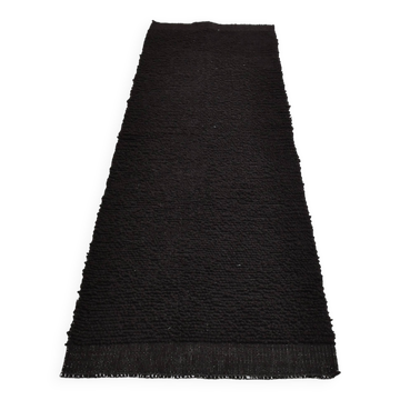 2x8 Dark Brown Vintage Runner Rug 67x240Cm SK 242085