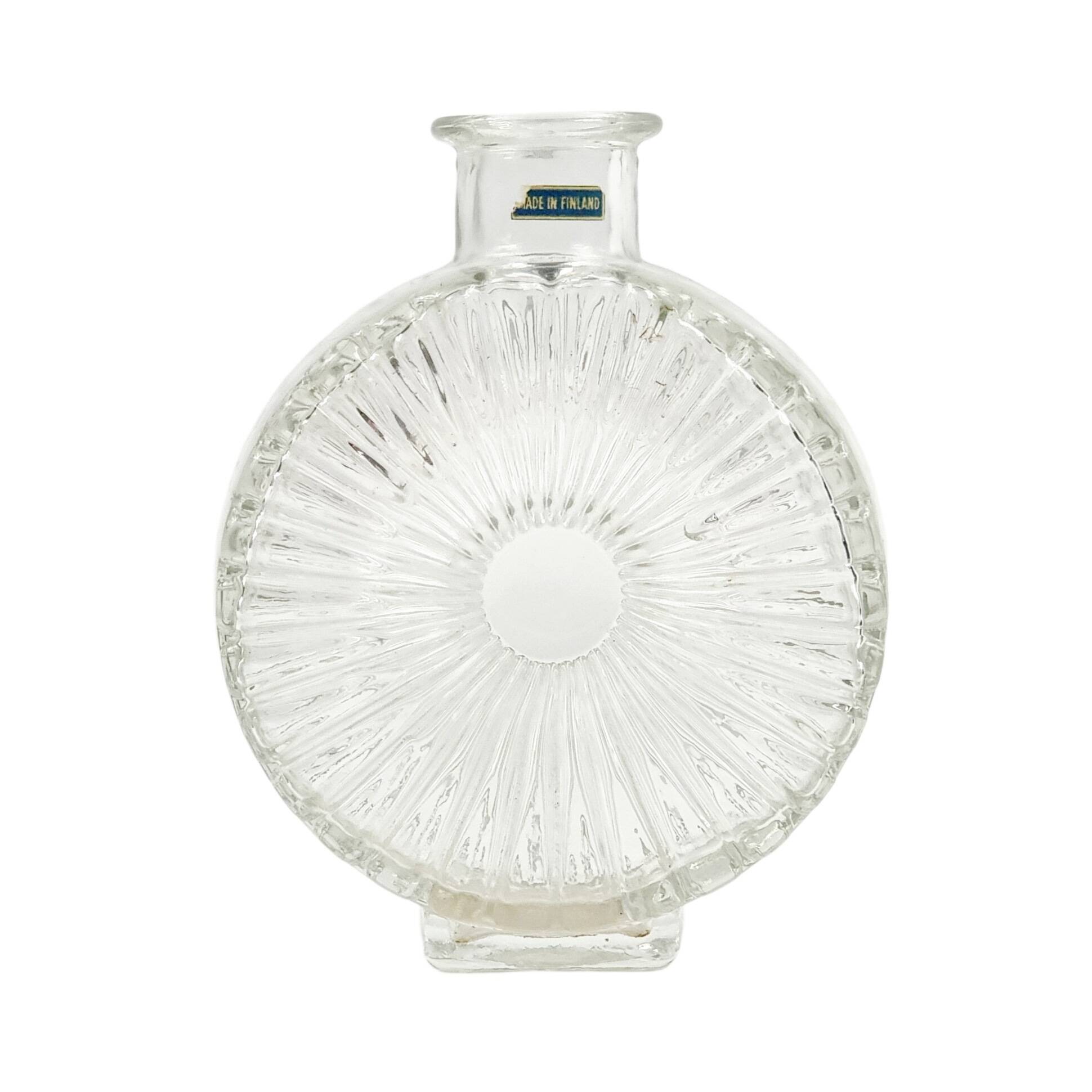 Vase Aurinkopullo (Tournesol) Mid-Century en Verre par Helena Tynell pour Riihimäki Lasi, Finlande, 1960s