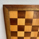 Wooden draughts game