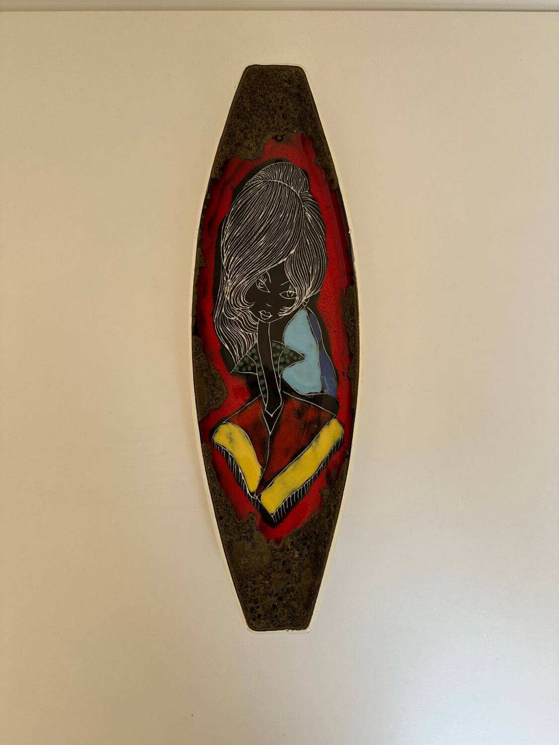 Vintage Italian ceramic pocket tray