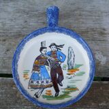 Small vintage Breton ceramic handmade dish