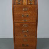 French Oak Apothecary Cabinet / Filing Cabinet, 1920/30s