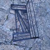 Art Deco wall coat rack