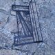 Art Deco wall coat rack
